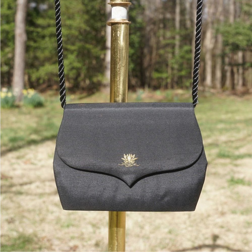 Vintage Chopard Casmir Mini Black Evening Bag